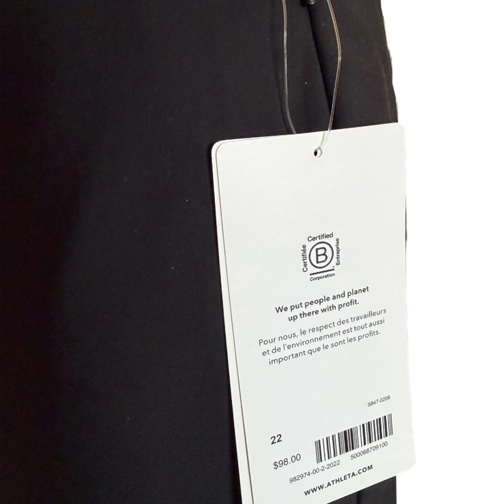 ATHLETA Black NWT Stellar Skinny Legging Tight Size 22 - Picture 6 of 12